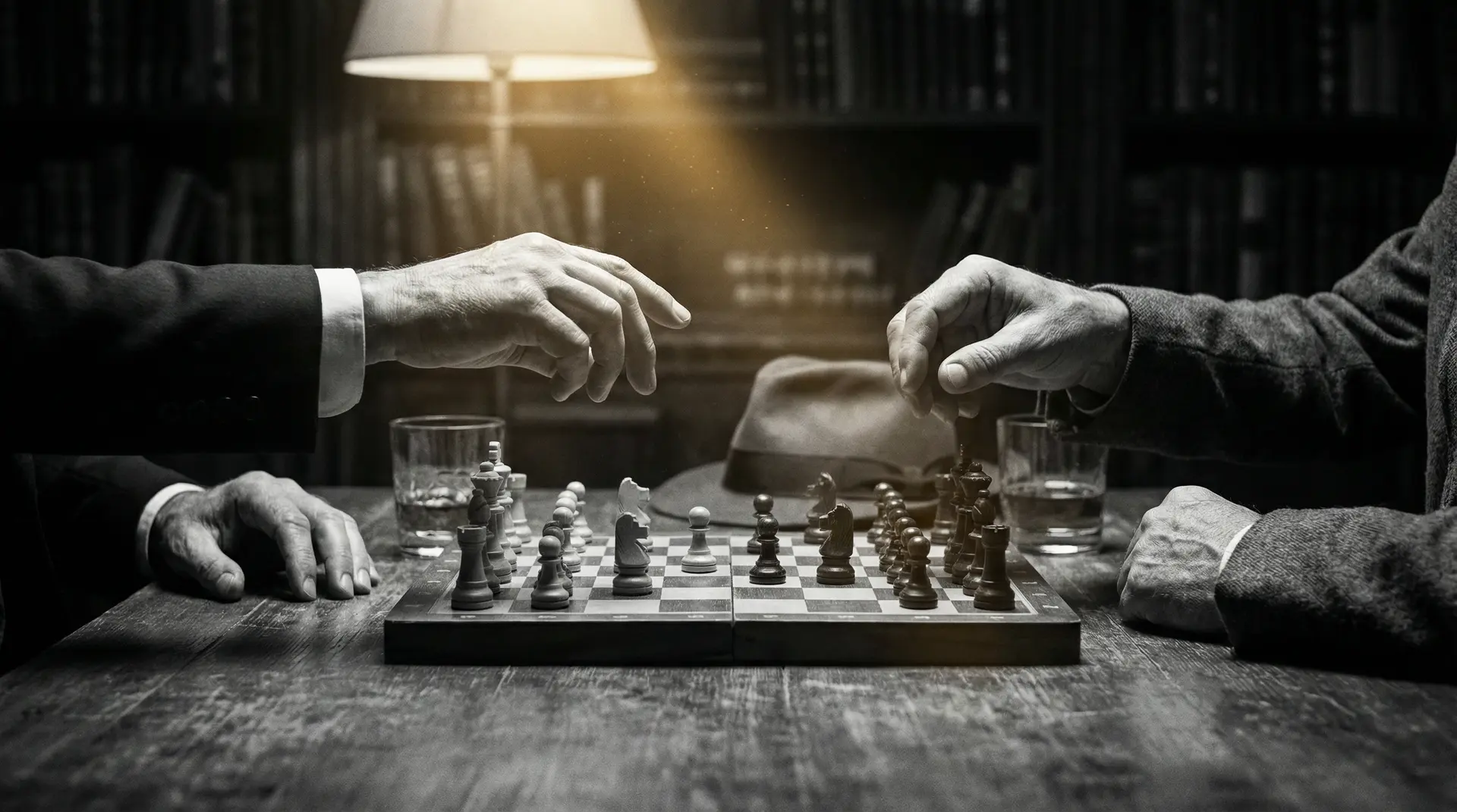 推广软件破解版 艺术探索系列 - 非线性叙事，棋盘上的对弈象征命运的交错